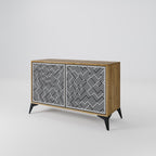 TEMPORARY SEQUENCE 2-Door Sideboard in Oak Effect