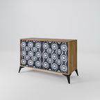 GRAPHITE EYES 2-Door Sideboard in Oak Effect