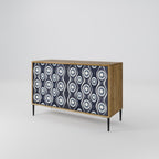GRAPHITE EYES 2-Door Sideboard in Oak Effect