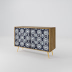 GRAPHITE EYES 2-Door Sideboard in Oak Effect