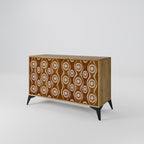 BROWN EYES 2-Door Sideboard in Oak Effect