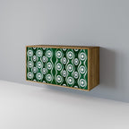 GREEN EYES 2-Door Sideboard in Oak Effect