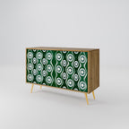GREEN EYES 2-Door Sideboard in Oak Effect