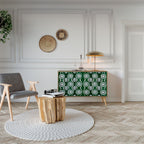 GREEN EYES 2-Door Sideboard in Oak Effect