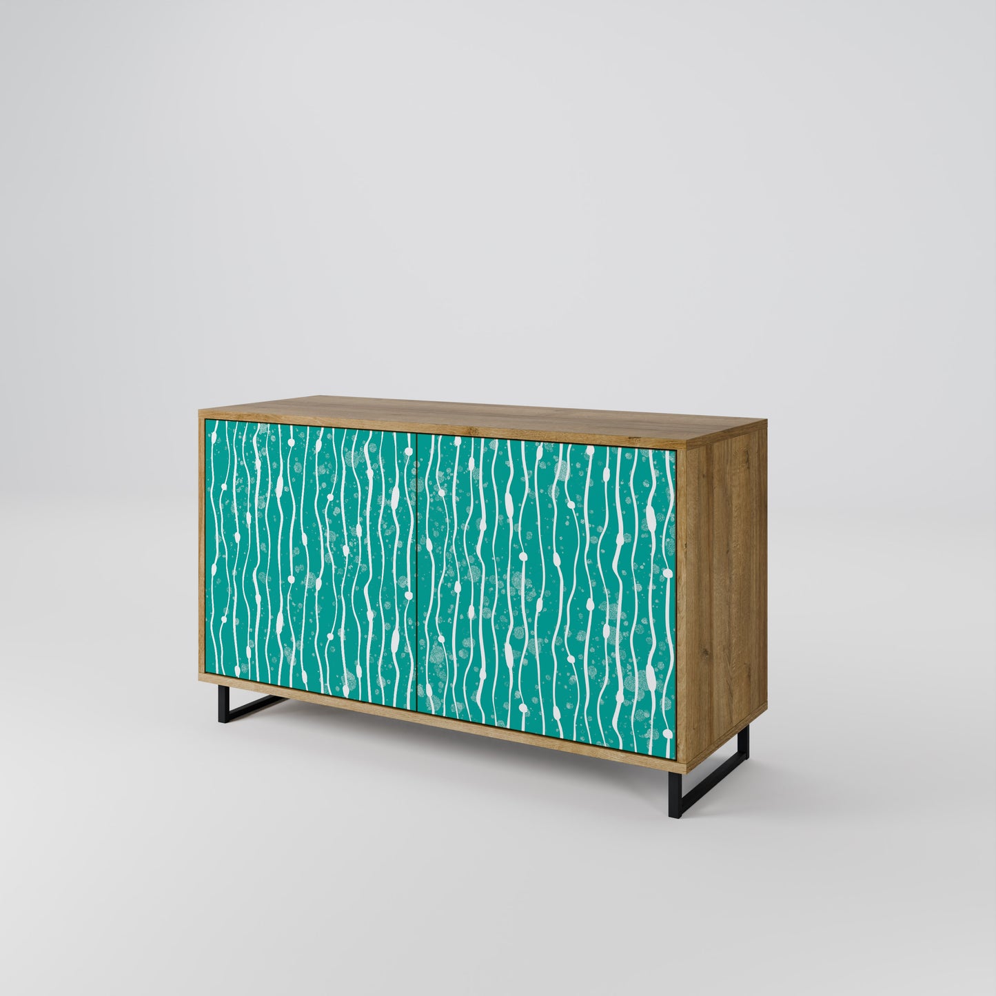 TURQUOISE RAIN 2-türiges Sideboard