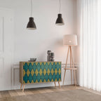 POLYGONS 2-Door Sideboard in Oak Effect