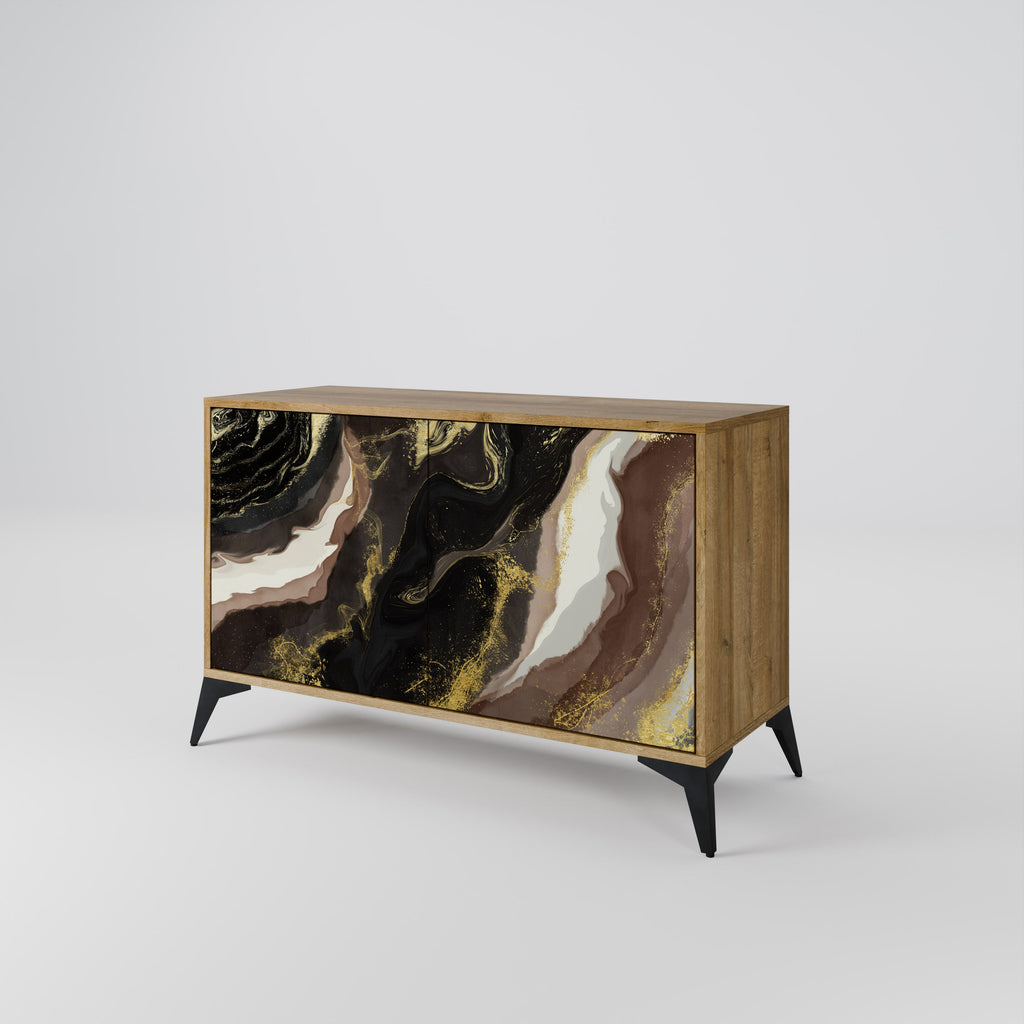 GOLD DUST 2-türiges Sideboard in Eichenoptik