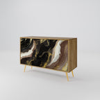 GOLD DUST 2-Door Sideboard in Oak Effect