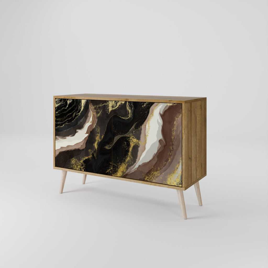GOLD DUST 2-türiges Sideboard in Eichenoptik