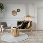 GOLD DUST 2-Door Sideboard in Oak Effect