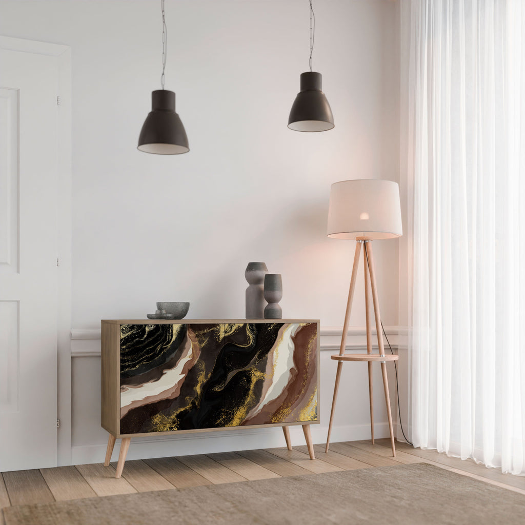 GOLD DUST 2-türiges Sideboard in Eichenoptik