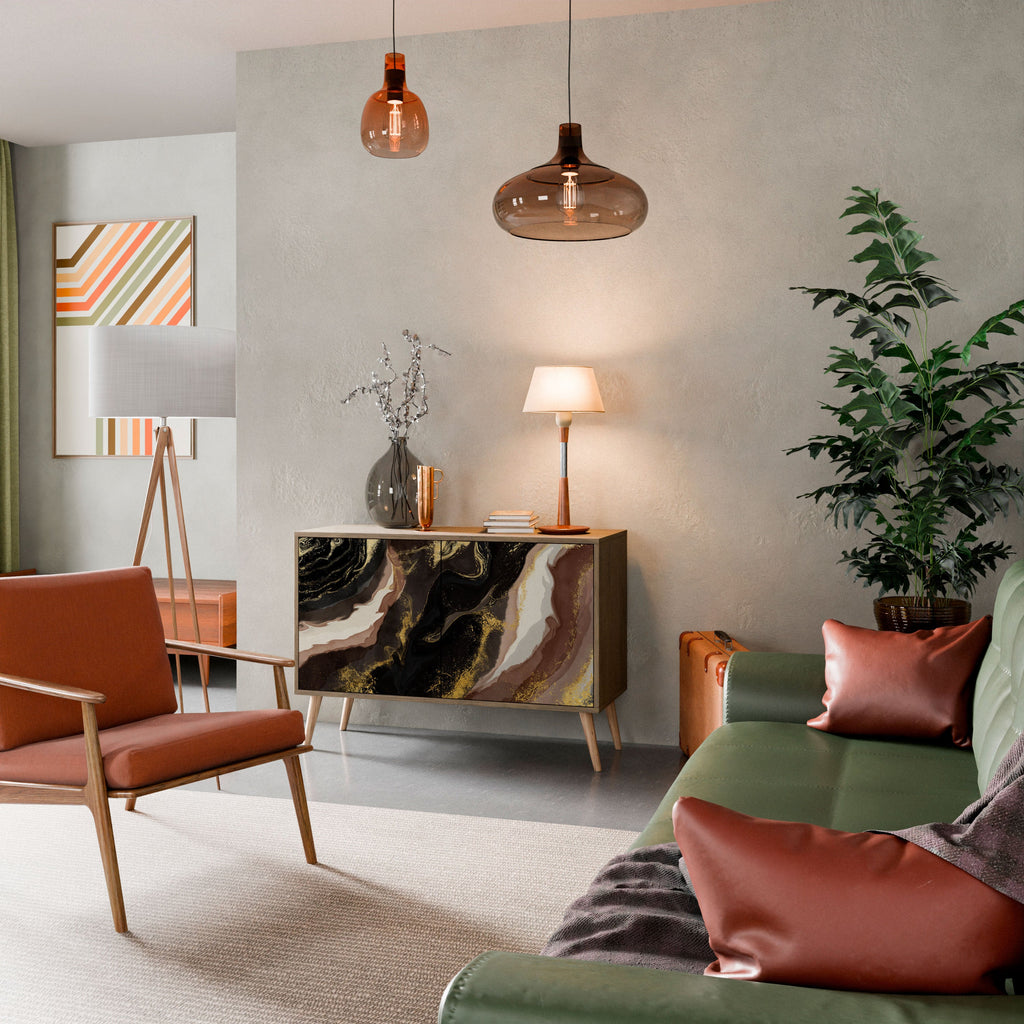 GOLD DUST 2-türiges Sideboard in Eichenoptik