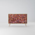 PAINTED SQUARES Sideboard mit 2 Türen in Eiche-Optik