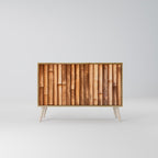 NATURAL WOOD 2-Door Sideboard in Oak Effect