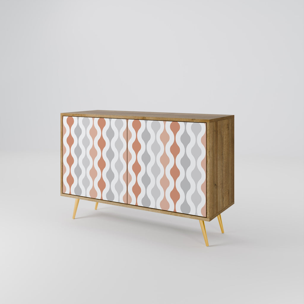 HAZY NOSTALGIA 2-türiges Sideboard in Eichenoptik