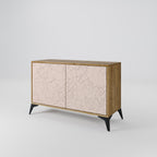 CERAMIC TEXTURE Sideboard mit 2 Türen in Eiche-Optik
