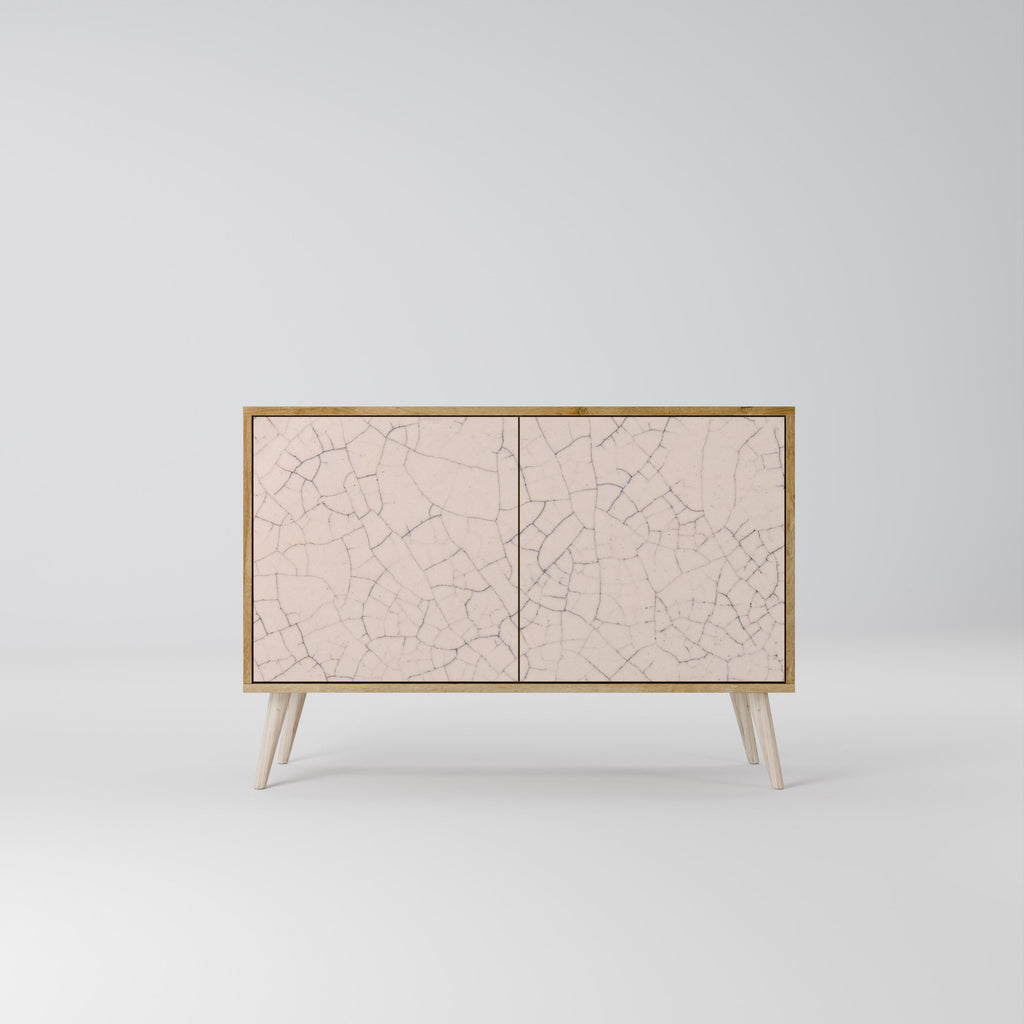 CERAMIC TEXTURE Sideboard mit 2 Türen in Eichenoptik