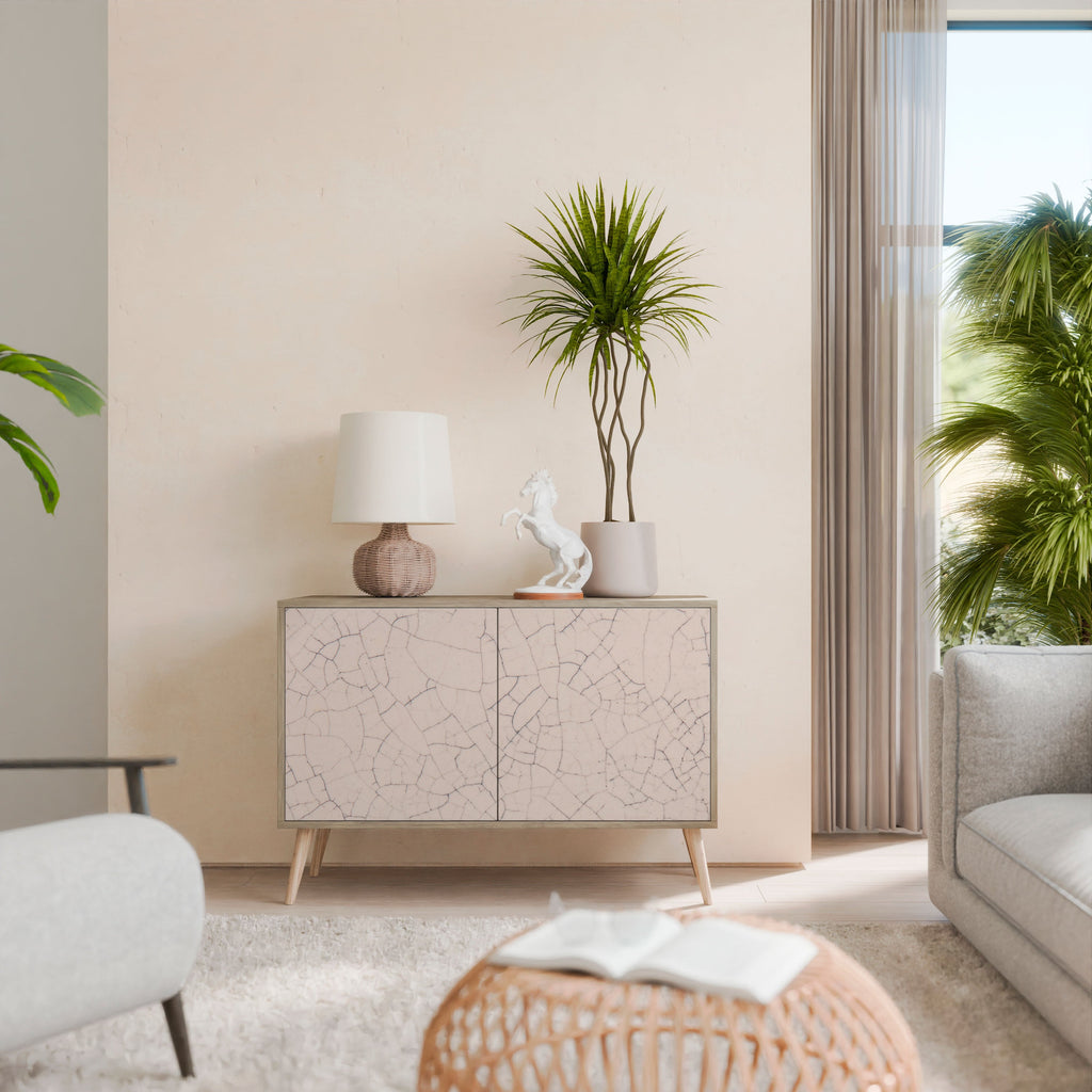 CERAMIC TEXTURE Sideboard mit 2 Türen in Eichenoptik