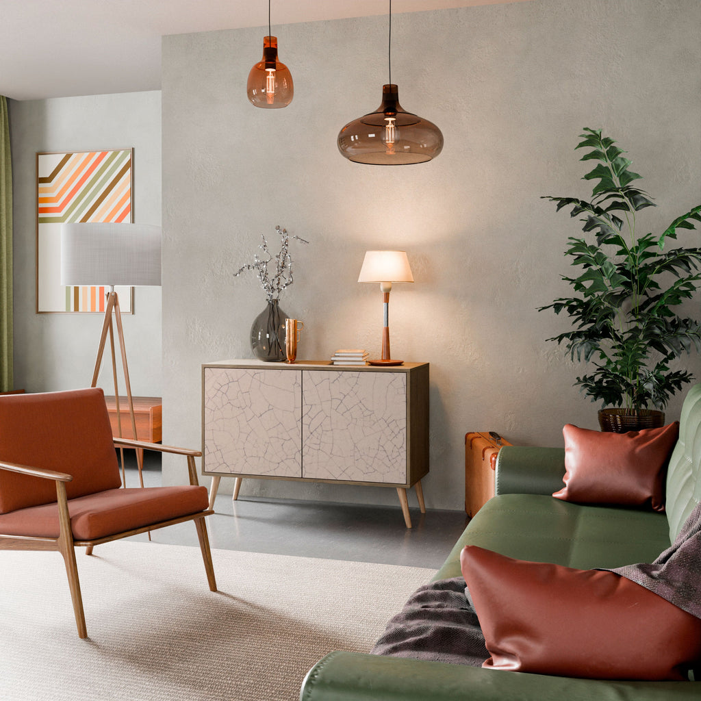 CERAMIC TEXTURE Sideboard mit 2 Türen in Eichenoptik