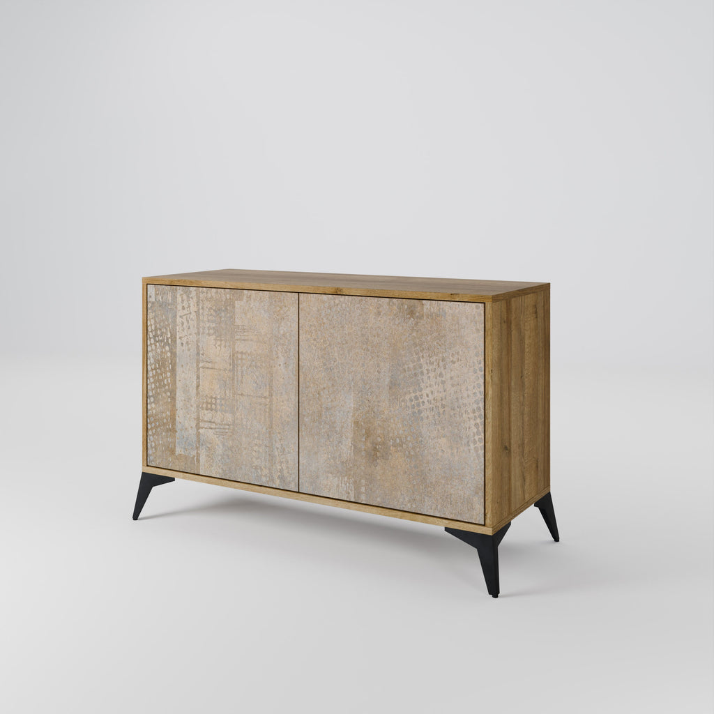 SCREEN ERROR Sideboard mit 2 Türen in Eichenoptik