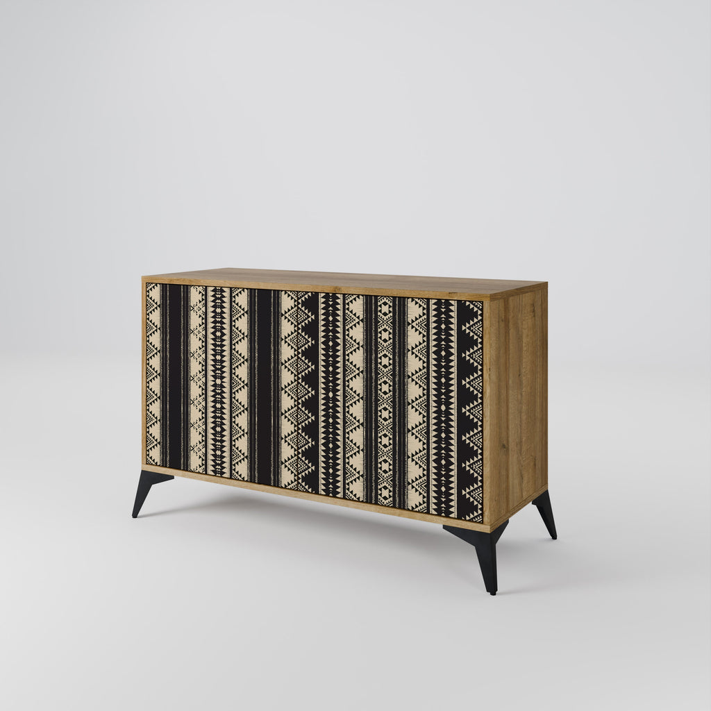 AZTEC Sideboard mit 2 Türen in Eichenoptik