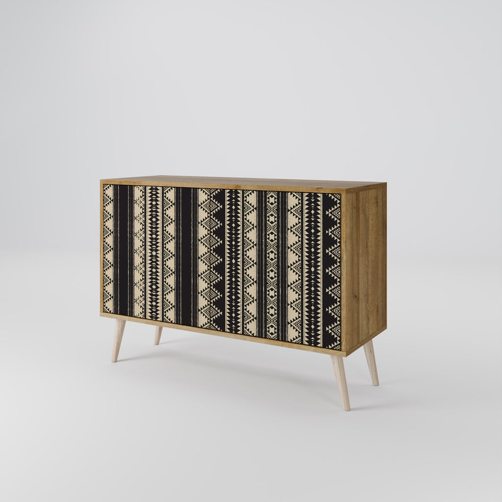 AZTEC Sideboard mit 2 Türen in Eichenoptik