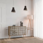 SLIGHTLY BLURRED 2-Door Sideboard in Oak Effect