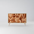 PRISM MOSAIC 2-Door Sideboard in Oak Effect
