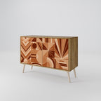 PRISM MOSAIC 2-Door Sideboard in Oak Effect