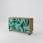 HARMONIC GRID 2-Door Sideboard in Oak Effect