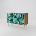 HARMONIC GRID 2-Door Sideboard in Oak Effect