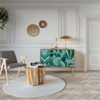 HARMONIC GRID 2-Door Sideboard in Oak Effect