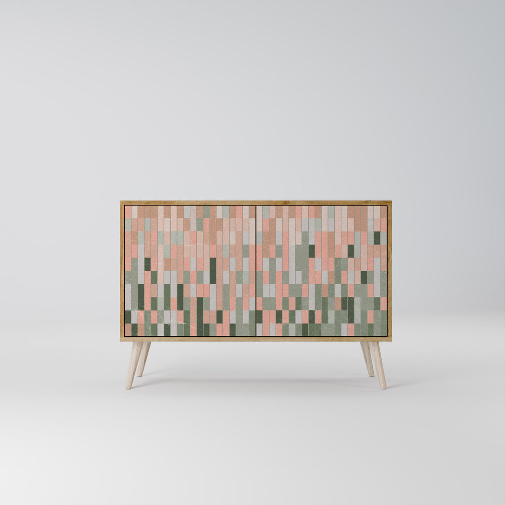 BUILDING THE FUTURE Sideboard mit 2 Türen in Eichenoptik