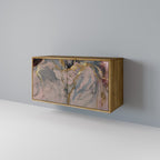 GILDED SWIRLS 2-Door Sideboard in Oak Effect