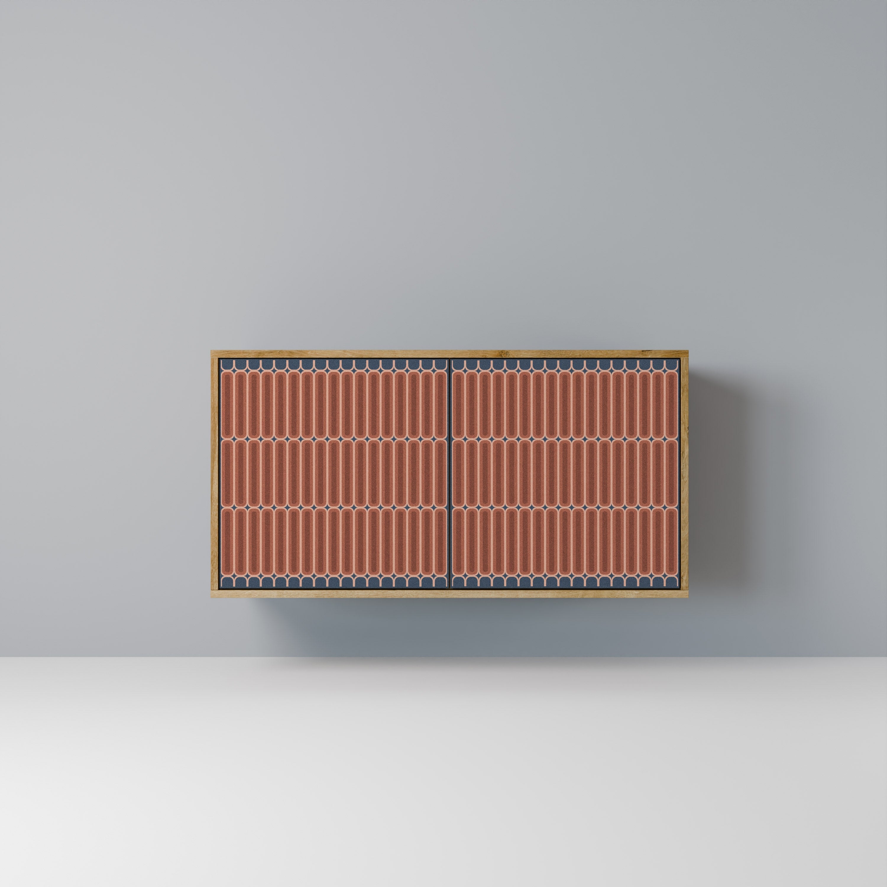 HYPNOTIC GATE Sideboard mit 2 Türen in Eichenoptik