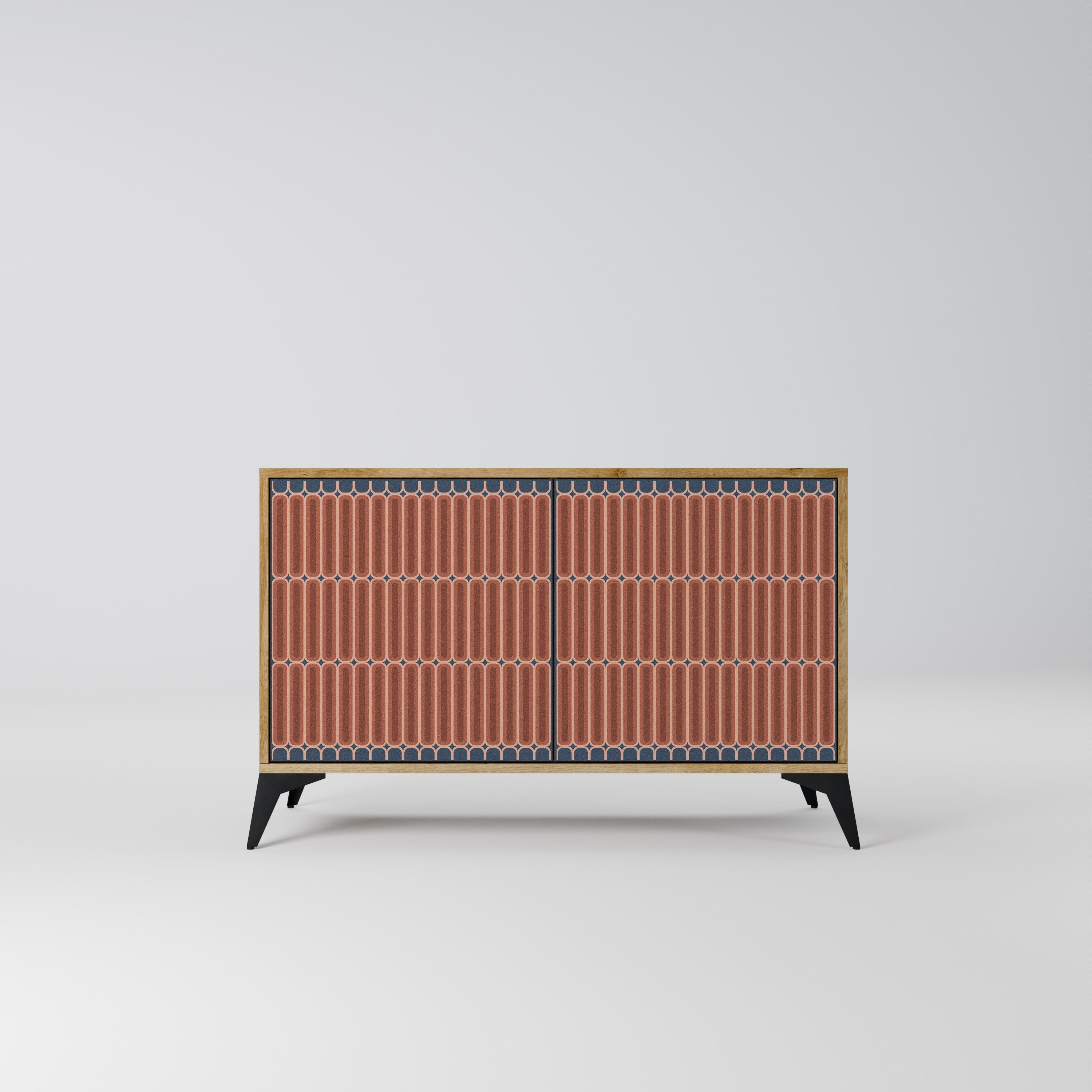 HYPNOTIC GATE Sideboard mit 2 Türen in Eichenoptik