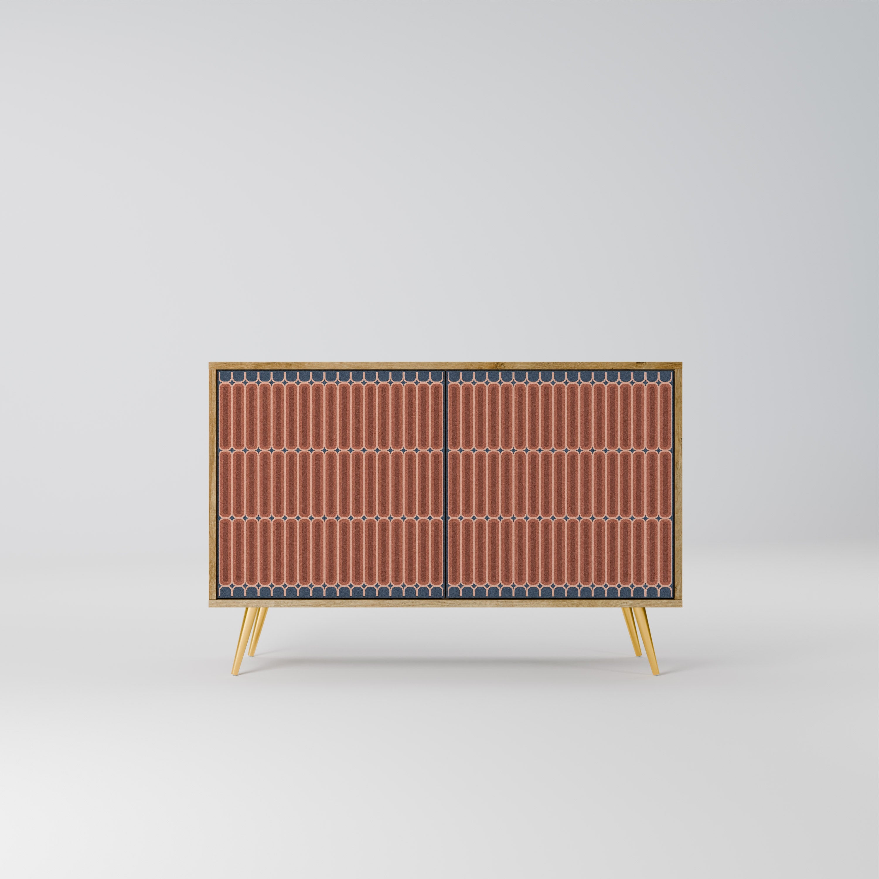 HYPNOTIC GATE Sideboard mit 2 Türen in Eichenoptik