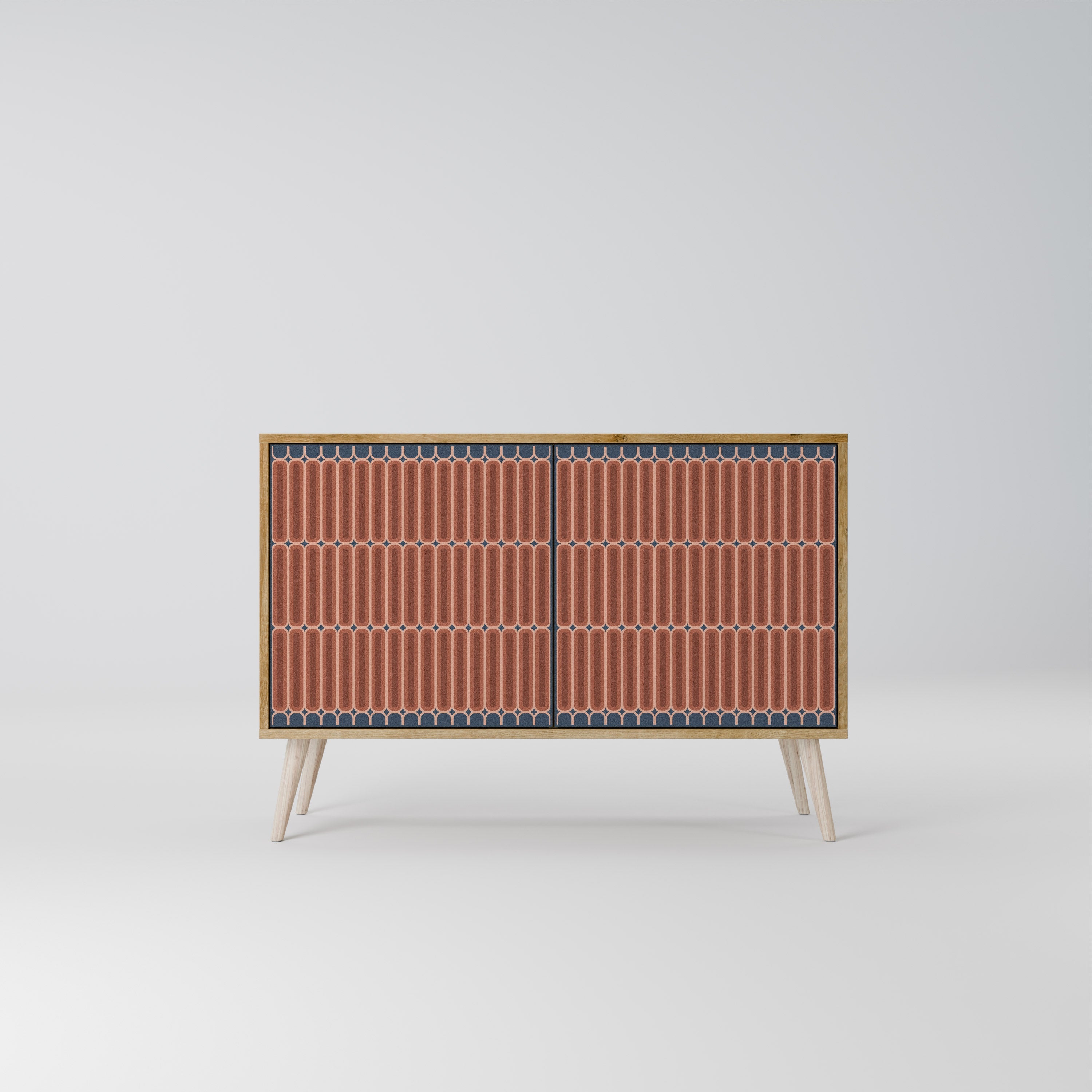 HYPNOTIC GATE Sideboard mit 2 Türen in Eichenoptik