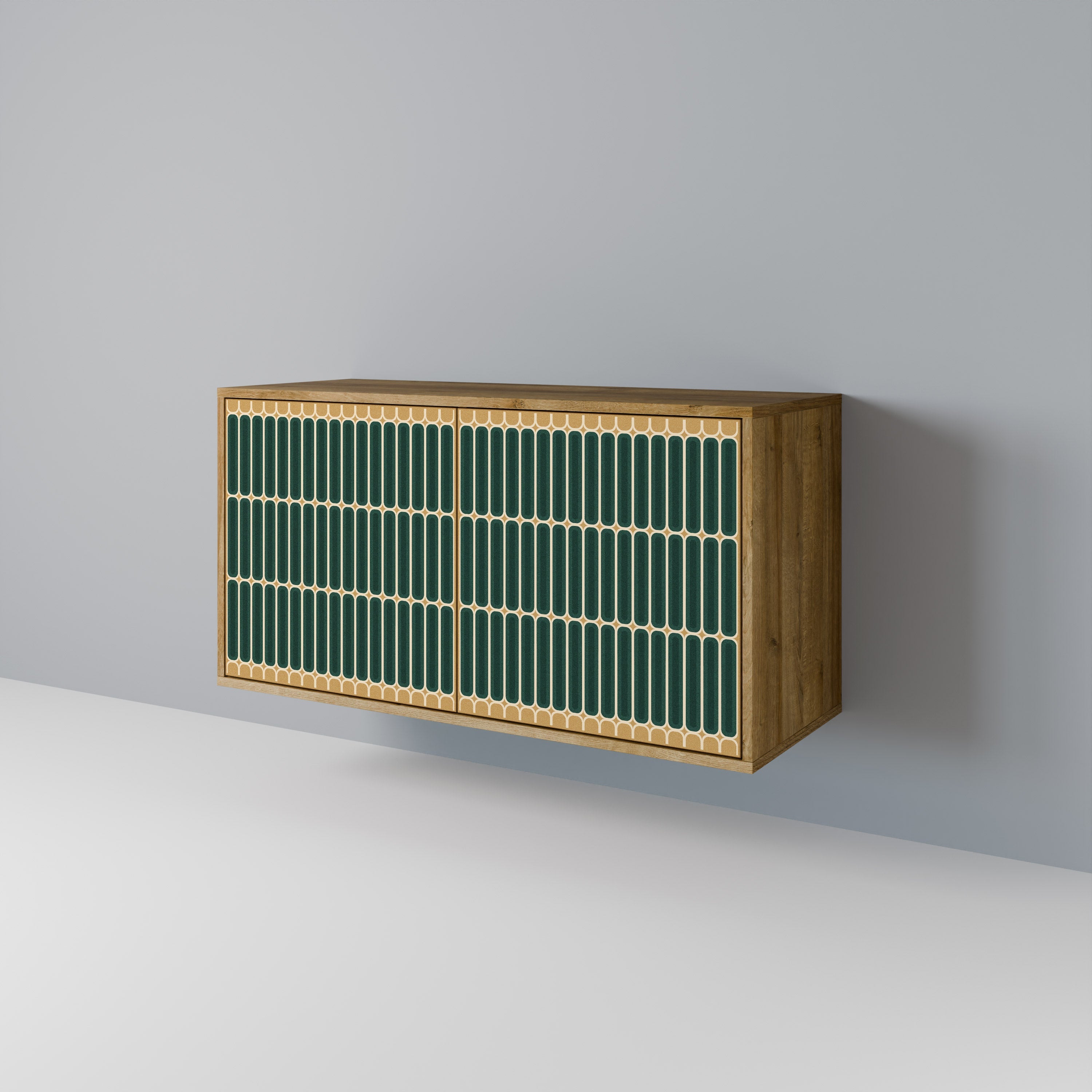 ILUSION GATE Sideboard mit 2 Türen in Eichenoptik