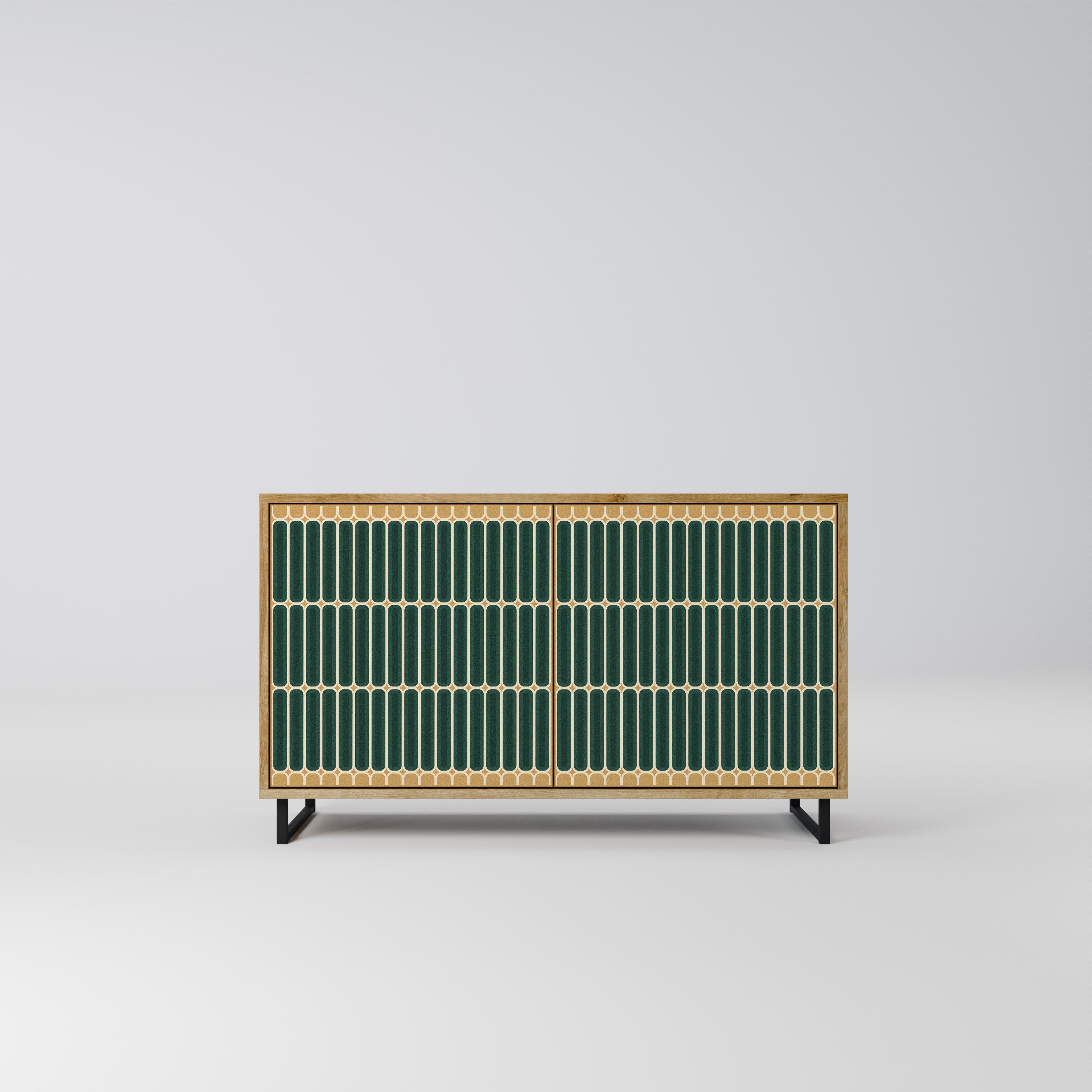 ILUSION GATE Sideboard mit 2 Türen in Eichenoptik