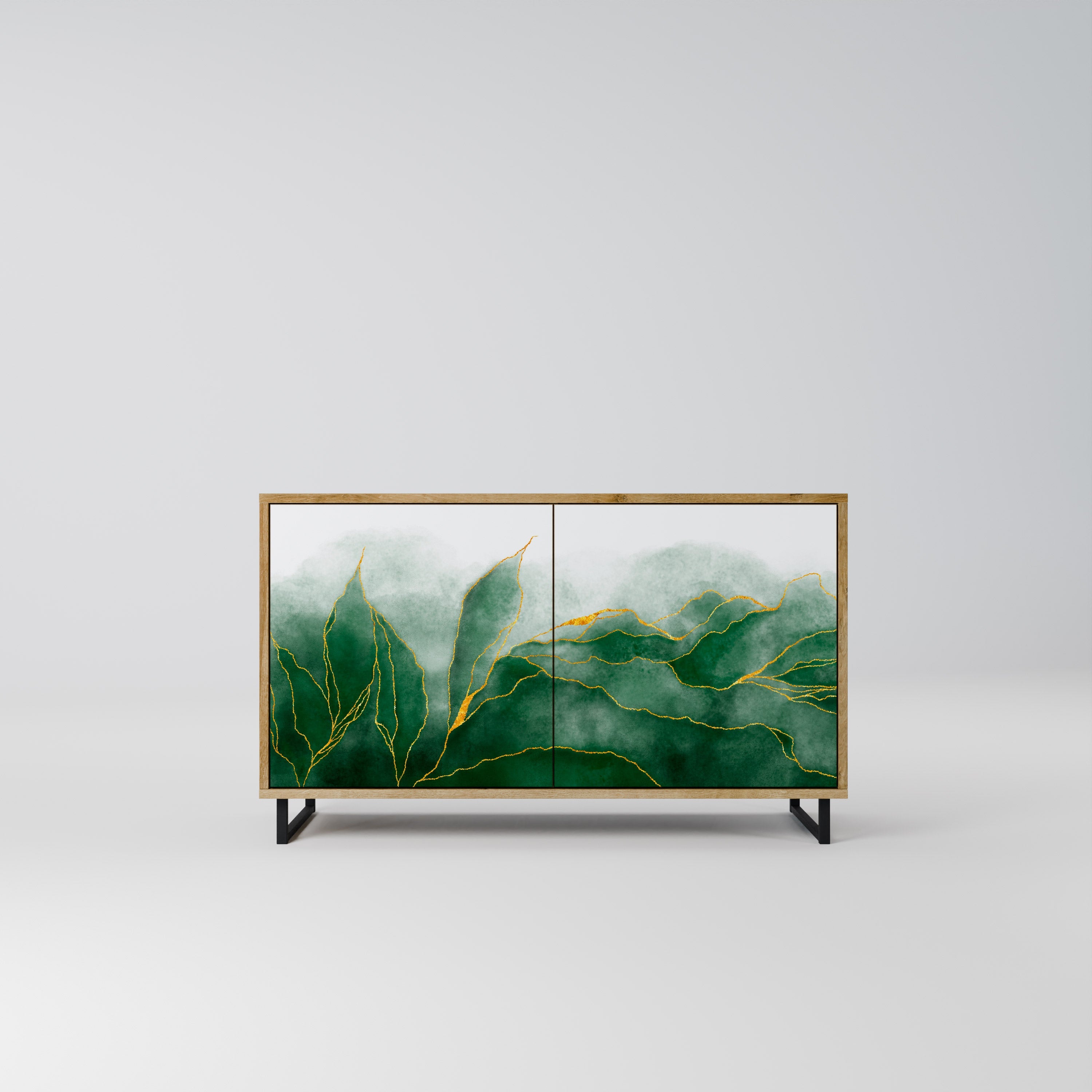 EXPENSIVE NATURE Sideboard mit 2 Türen in Eichenoptik