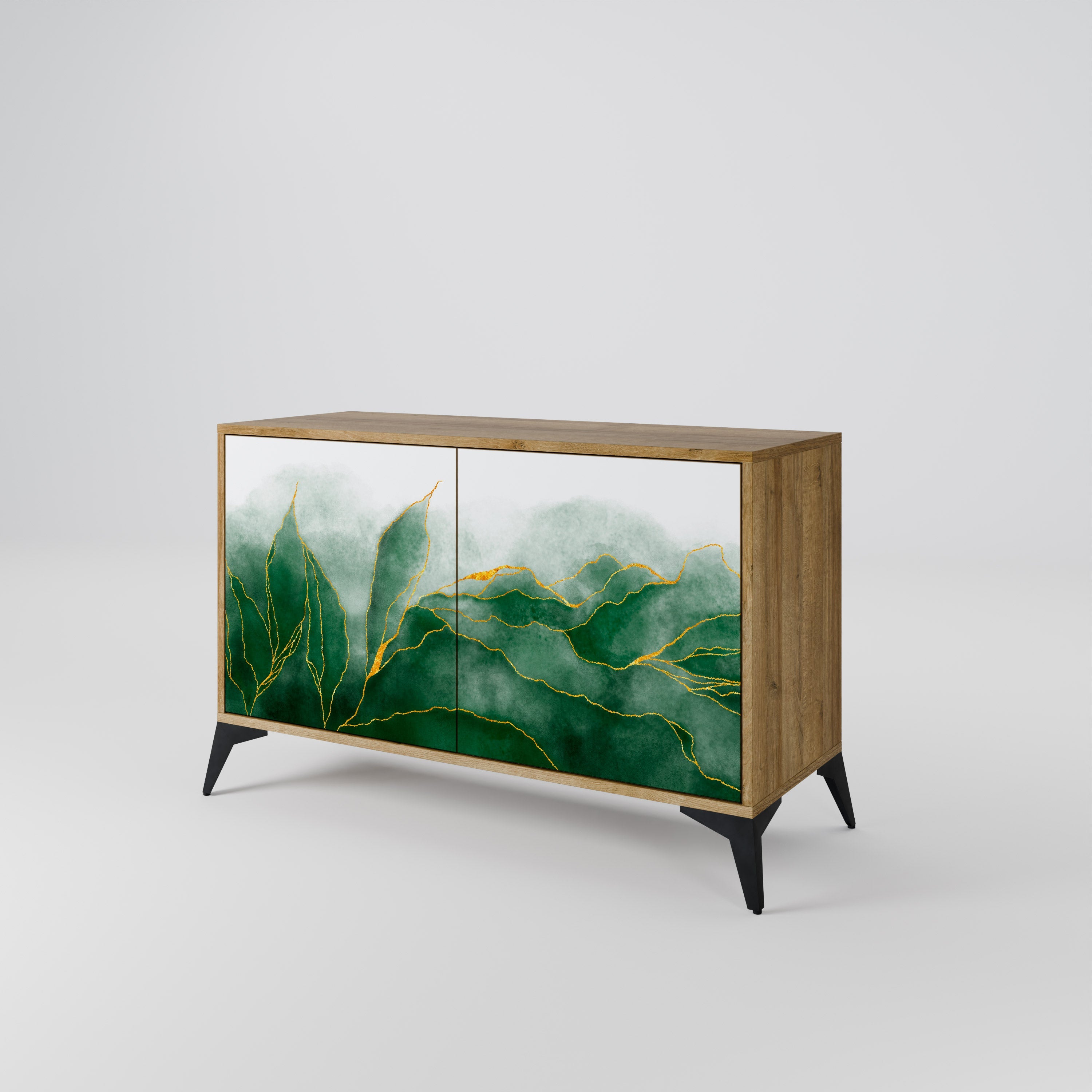 EXPENSIVE NATURE Sideboard mit 2 Türen in Eichenoptik