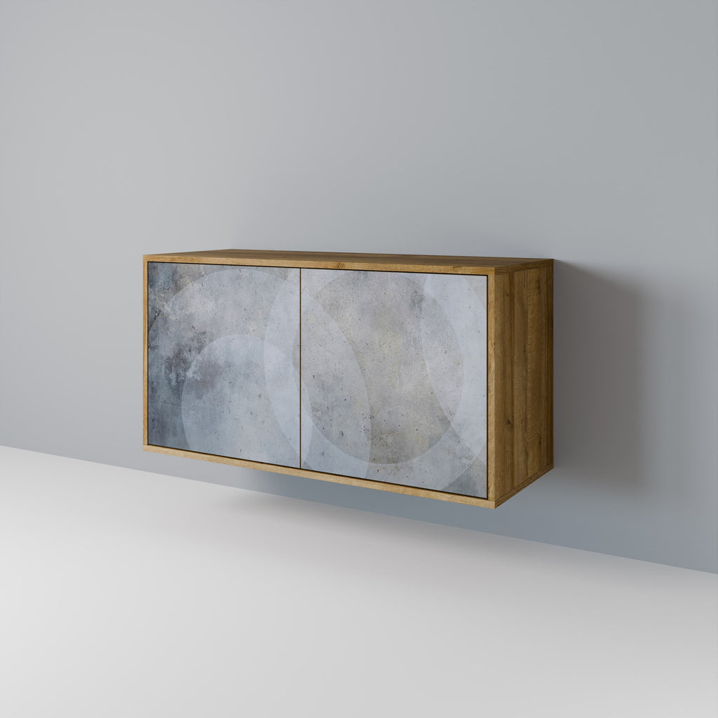 MUTED ARC Sideboard mit 2 Türen in Eichenoptik