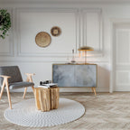 MUTED ARC 2-Door Sideboard in Oak Effect