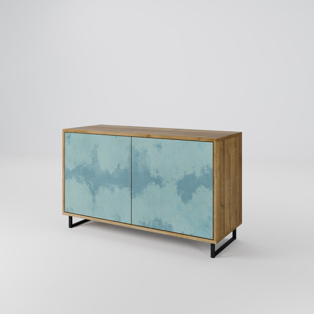 SKY WASH Sideboard mit 2 Türen in Eichenoptik