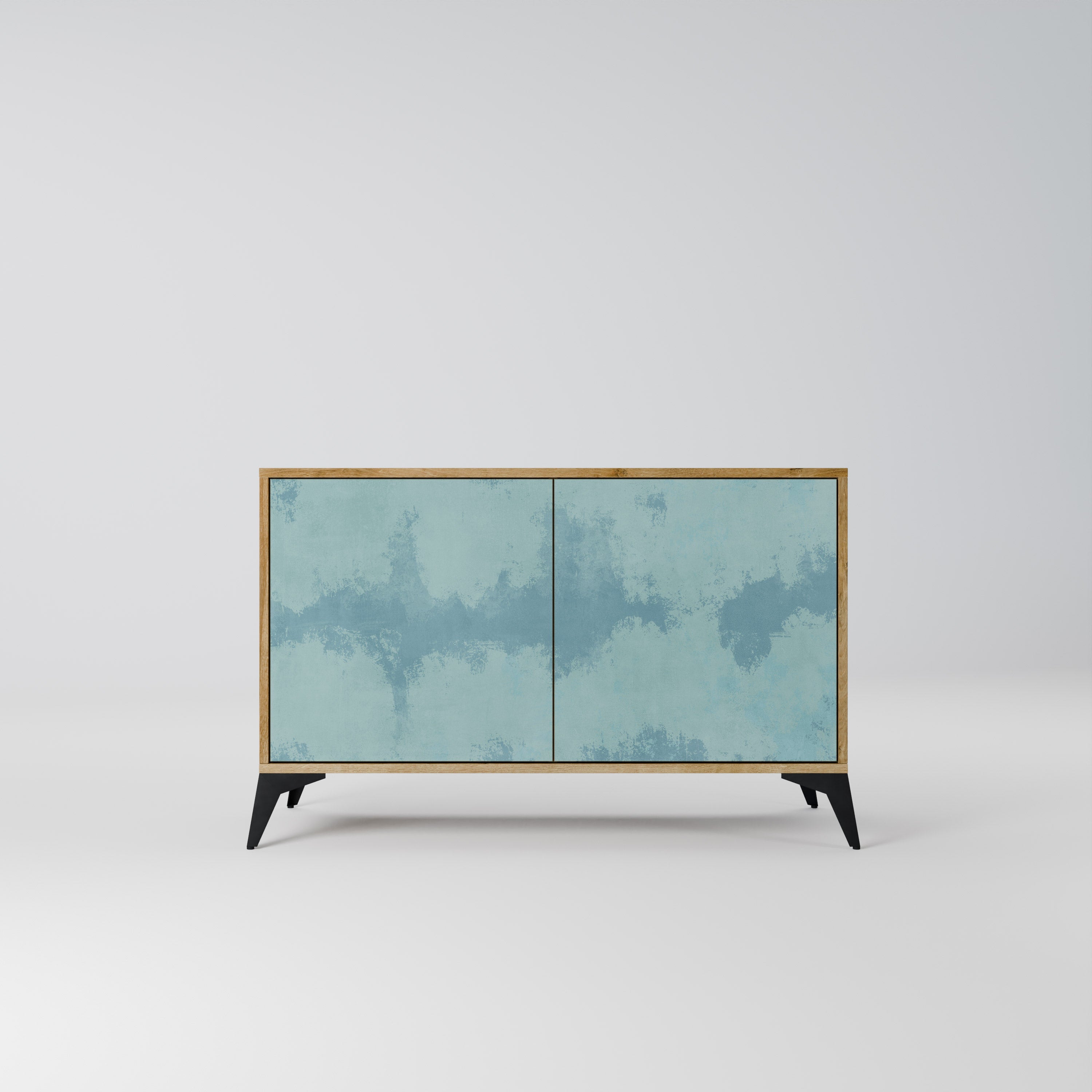 SKY WASH Sideboard mit 2 Türen in Eichenoptik