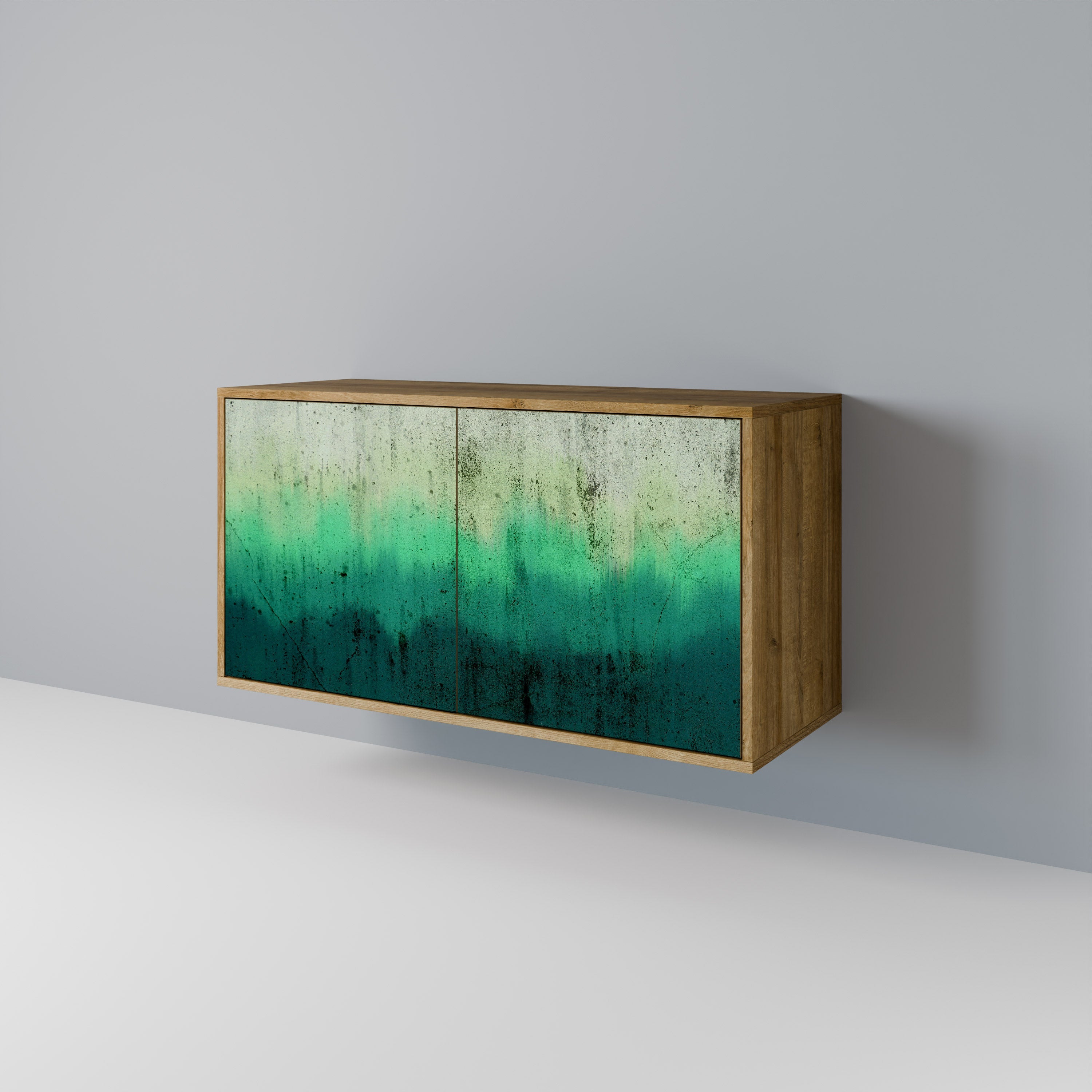 NORTHERN LIGHTS Sideboard mit 2 Türen in Eichenoptik