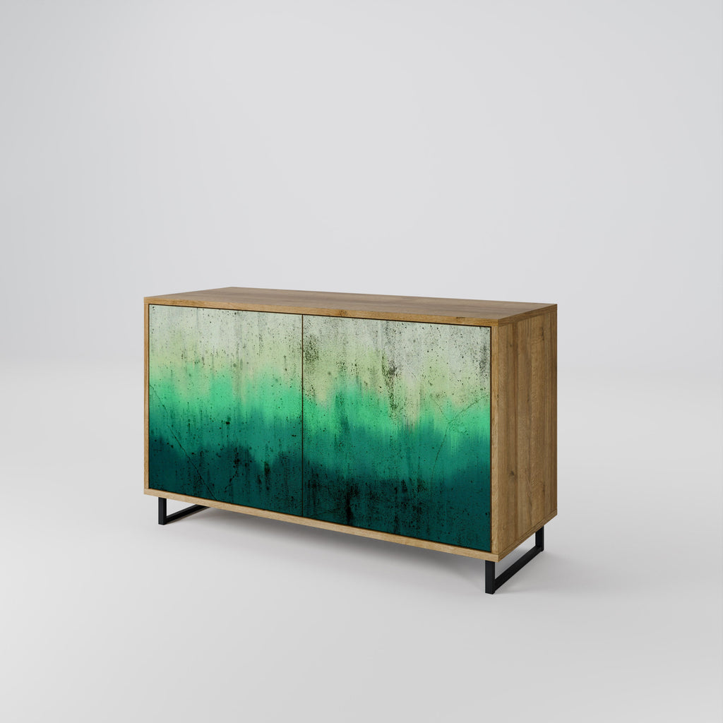 NORTHERN LIGHTS Sideboard mit 2 Türen in Eichenoptik