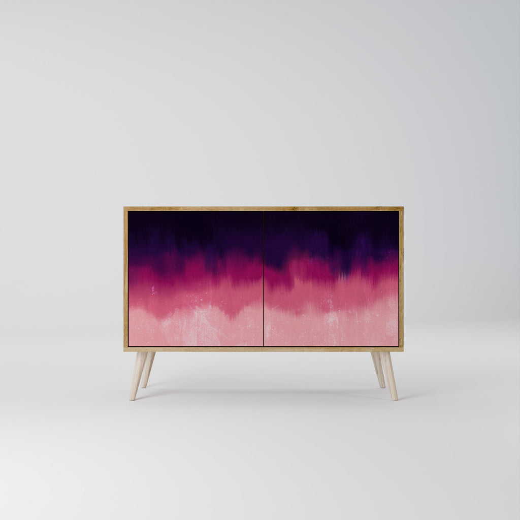 AURORA BOREALIS Sideboard mit 2 Türen in Eichenoptik