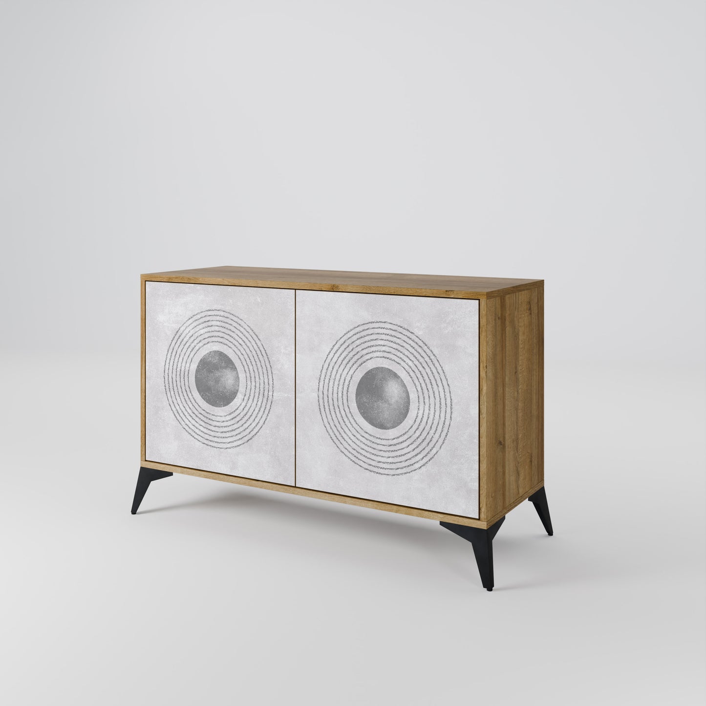 SOLID CIRCLES 2-türiges Sideboard